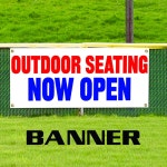 야외 좌석 이제 그랜드 스토어 노블리티 실내용 비닐 배너 표지판 18인치 x 48인치 오픈 : 모던플랜91