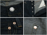 [JELADO] 14oz 데님 지니 313XX 55Denim 와이드 스트레이트 원워시 : TOMOD
