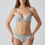 엠포리오아르마니언더웨어 니티드 내추럴 푸쉬업 A,B,C,D컵 브라 삼각팬티 세트 (0826185514-11506) : 롯데백화점-동탄점