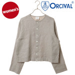 [orcival] ORCIVAL 여성용 크루넥 카디건 [OR-A0783-YLM SS26] LT.GREY : 아우라핏츠