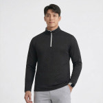 ARC 모던 효성원단 스판 남성 골프 반집업 긴팔티 ARC931 : 주식회사키플