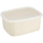 펄 금속 스트림 에나멜 사각형 재고 포트 22×16.5cm 3.2L H-8040 : Mori Trading