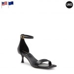 빈스카뮤토 빈클리 스퀘어 토 키튼 힐 샌들 블랙 소프트 나파 실크 여성 : 유케이직구몰