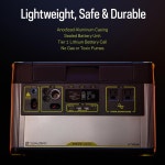 골 제로 예티 휴대용 발전소 - 1000배 983와트시 배터리 용량 USB 포트... 이벤트 오프 그리드 가정용 충전식 태양광 발전기 : 테토스 인터내셔널