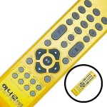 통합 만능 리모컨 LED 삼성 간편설정 UHD 모텔 파브 밝은 노란색 다기능 버튼 직관적 디자인 편리한 설정 컴팩트 사이즈 TLz06970 : 따라라유통