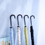 땡땡이 우양산 햇빛가리개 UV 자외선차단 양산 자동 프리미엄 암막 우산 인기템 장우산 : 핑쇼280