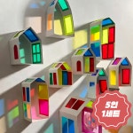 입체 스테인드글라스 만들기 5인용 DIY 키트 (1인3300)썬캐쳐 교구 세트 방과후 미술 : 연화지 - 깨소금