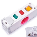 라프샵 멀티플러그 멀티탭스위치 콘센트 USB2구 5M 2구 : 파티이지