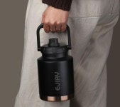 마켓다인67 텀블러 1L 브론즈골드 보온병 보냉병 스텐워터저그 : 마켓다인67