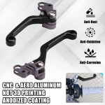 URLWALL 더트 바이크 클러치 레버 서 론 라이트 비 세그웨이 X260 X160 6061 빌렛 접이식 좌/우 핸드 세트(블랙) Black : 트윙클별이008