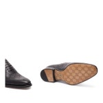 구찌 퍼포레이티드 모노그램 레이스업 옥스포드 슈즈 863019 AAGBV1000 : 어도어럭스