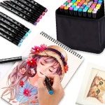 미술 작품 제작 도구 선명한 색상 표현 부드러운 터치 드로잉 스케치 일러스트 : 소담소담소담