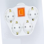 레오샵 멀티콘센트 통합스위치 4구 문어발식 고정 : 샀J몰