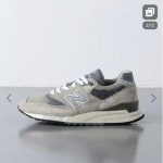 New Balance 998 그레이 스니커즈 : SmileSelect-JP