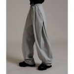 라이크더모스트 LIKE THE MOST 트레이닝 핀턱 사이드핀턱 와이드 팬츠 멜란지 5006639598 3059635 : 블링웨이15