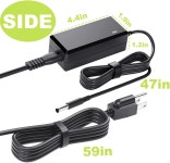 15V 60W 충전기 골 제로 예티 150/400/200X/500X 휴대용 발전소 및 익스플로러 태양광 발전기 팬라이드 발전소와 호환되는 전원 어댑터... 