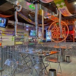 깡통 테이블 숯불 화로 원형 테이블 드럼통 테이블 직경 90cm 원형 테이블 : 브릿지 해외대행