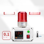 고온 저온 경보기 LED 경광등 센서 알람 무선 감지기 산업용 창고 오븐 온도 감지 안전 경보기 : 합리적 구매 에이치몰