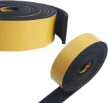 가 포함된 Qiveno 고밀도 폼 테이프 롤 2개총 1 x 1/8 13피트 도어... 다목적 날씨 제거 충격 방지 단열 씰 1/2in 1/8in 13FT : 에이더무드91