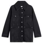ganni 가니 리지드 데님 미디 재킷 Black Washed j1855-055 END 세금 포함 : 칩스토리