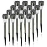 바닥전등 LED바닥조명 태양광 조명 주황색 : 하비누아르