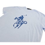 폴로 RL67 빅포니 반팔 티셔츠 남성 미디엄 사이즈 M 라이트 블루 5779640 : 케이케이순수컴퍼니