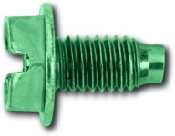 파워 고정 혁신 079101J-PWR 10-32 x 3/8인치 타입 F 헥스 그린 그라운드 나사 병당 100개 출력 : 아르몽 오버시즈