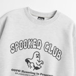 스플래시코드 헤비 크루넥 맨투맨 멜란지화이트 - 웁씨 고스트(Oopsy Ghost) : 스플래시코드