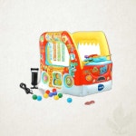 자동차 볼풀장 브이텍 풀장 어드벤처 에어바운스 학생용 v555103 1개입 : 그린라이닝샵