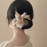 제로나인09방역 | 봄 플라워 쉬폰 태슬 비녀 : 제로나인09
