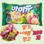 혼합200개 학교 간식 대용량 마이쥬 유아 크라운마이주 애플망고맛+딸기 800g 혼합200개) 학교 간식 대용량 마이쥬 유아 신제품 : 에코메로우
