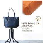 Joya 토트 백 남성 정품 가죽 대용량 비즈니스 가방 수평형 가죽 매력 포함 BLACK J4706 : mahoroba JAPAN