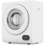 ROVSUN 휴대용 의류 건조기 110V 850W 하이엔드 프론트 로드 세탁 텀블러 스테인리스 스틸 욕조 및 아파트 기숙사용 LCD 터치 패널이... 