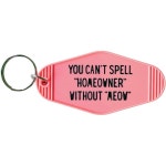 11381825 인형 가방 악세사리 열쇠고리 키홀더 키링 Get Bullish You Can t Spell Homeowner Without Meow 모텔 스타일 키체인 핑크 3... 