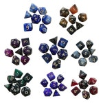 다면체 주사위 세트 DND TRPG 보드게임 MTG 아크릴 양면 게임용 : 인별그램