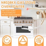 2026 New Upgraded NR038KX Gas Range Oven Igniter for Thor HRG3026 HRG3080U HRG3031U HRG3618U : 딜리플러스