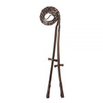 Exion Double Laced Leather Horse Reins – 5/8 16mm English Riding Reins with Criss-Cross Grip – Veget : 나우잇바잉6