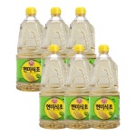 현미식초 1.5L 6개 조미료 식초 발효식초 조리용식초 요리용식초 : 신도유통