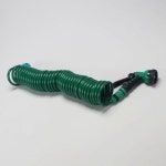 꼬임방지 코일호스 스프링호스 세차 정원 물호스 분사기세트 10M : 디오168