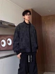 남성 항공 점퍼 나염 그레이 가죽 코트 봄가을 파일럿 재킷 차이나 야구복 DUCHI3 : 경산두처리두치