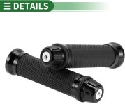 모토포르티 7/8 22mm 15/16 24mm 범용 모터사이클 핸드 그립 커버 스쿠터 ATV 블랙 1쌍용 알루미늄 합금 핸들바 : 치트키샵
