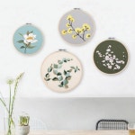 프랑스 꽃 자수 키트 초보자 자수 diy 만들기 패키지 : DEZHI