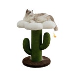 대형 고양이스크래쳐 캣타워 그린 플라워 놀이터 나무 기둥형 : 모아담mall