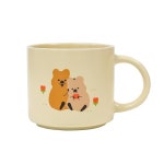 키키쿠오카 KIKIQUOKKA 머그컵 키키와 해피크림 : Mori Trading
