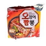 끓이기만 하면 완성 오징어짬뽕 5개 식품식료품 그로서리 식자재 식재료 라면 : 미라클홀세일