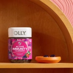 OLLY 면역 구미 지원 엘더베리 아연 비타민 C 보충제 베리 맛 15일 공급 - 45 카운트 1 Count (Pack of 45) : elpobyji