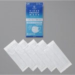 클레베 &amp; 앤드 바이러스 보호 마스크 5장 포함 보통 사이즈×10개 세트 : KnockDoorSS