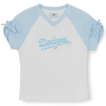 [MLB키즈](대전신세계)(백화점 공식 )26SS 스트릿 걸즈 리본 티셔츠  (2color) 7FTSB4663 : 신세계백화점