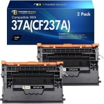 CF237A 37A 검정 토너 카트리지 2개 세트 HP 37X CF237X 레이저젯 엔터프라이즈 M607 M608 M607n M607dn M608n M608dn M608dh M... 