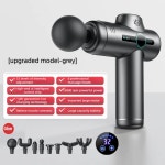 레벨 99 마사지건 근막 이완 바디 넥 마사저 전기 피트니스 기기 소음 감소 32-level gray : 플리모아